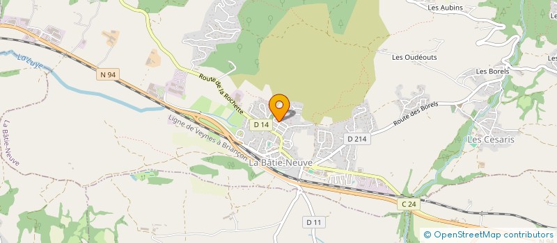 localisation de l'entreprise MONSIEUR NOE LAUER  LA BATIE-NEUVE