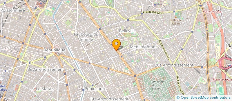 localisation de l'entreprise MONSIEUR NOE LEFEBVRE  PARIS