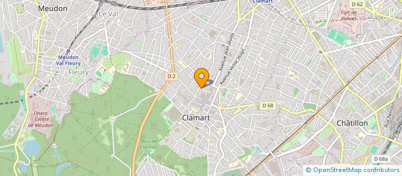 localisation de l'entreprise MONSIEUR NOE LEITAO à CLAMART