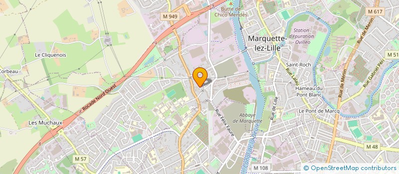 localisation de l'entreprise MONSIEUR NOE LEROY  MARQUETTE-LEZ-LILLE