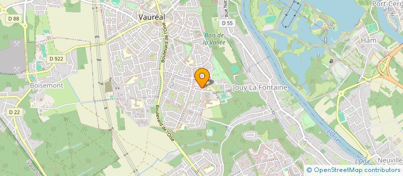 localisation de l'entreprise MONSIEUR NOE LITTEE  VAUREAL