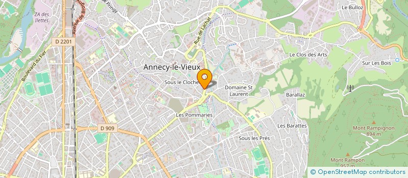 localisation de l'entreprise MONSIEUR NOE MARGE à ANNECY