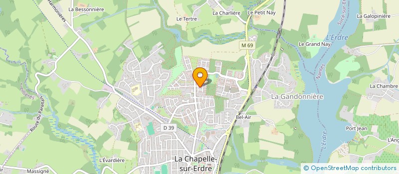 localisation de l'entreprise MONSIEUR NOE MORVILLERS  LA CHAPELLE-SUR-ERDRE