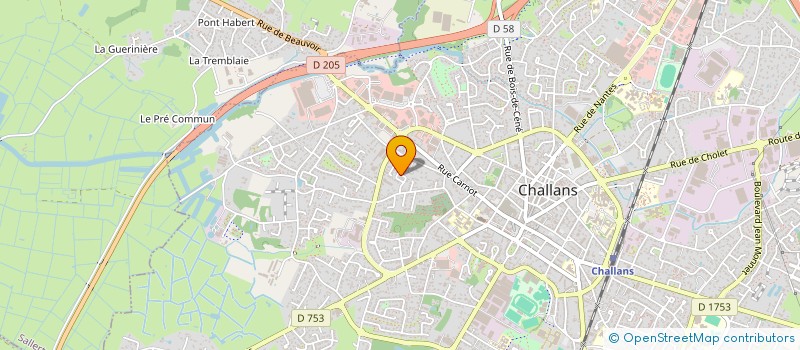 localisation de l'entreprise MONSIEUR NOE OIRY à CHALLANS