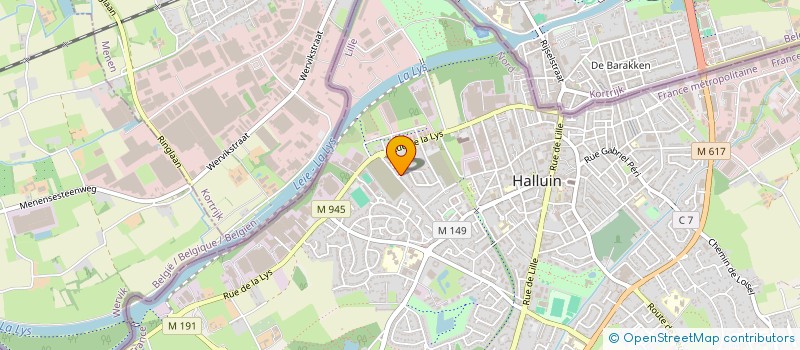 localisation de l'entreprise MONSIEUR NOE ORHAN  HALLUIN