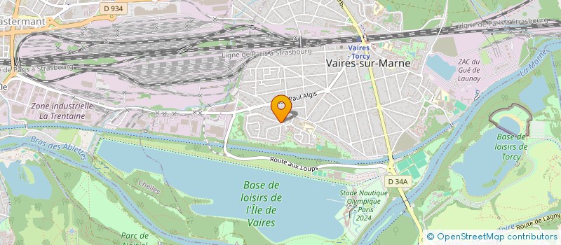 localisation de l'entreprise MONSIEUR NOE PERREAU  VAIRES-SUR-MARNE