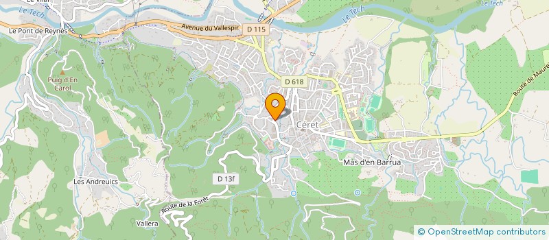 localisation de l'entreprise MONSIEUR NOE PERRET à CERET