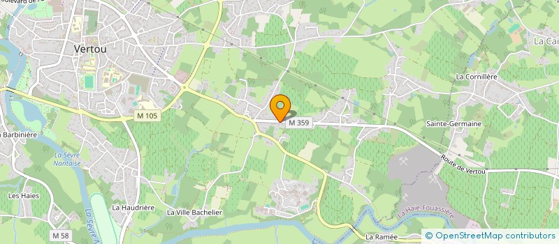 localisation de l'entreprise MONSIEUR NOE POHU  VERTOU