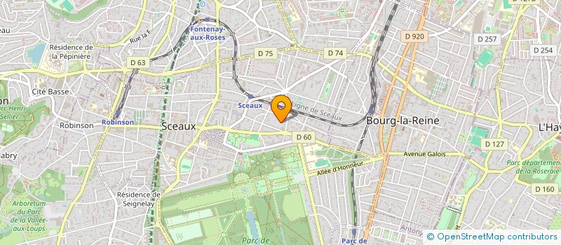 localisation de l'entreprise MONSIEUR NOE PORET à SCEAUX