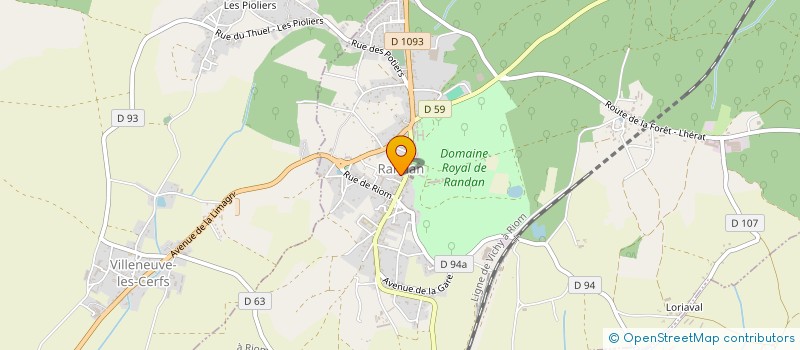 localisation de l'entreprise MONSIEUR NOE RENARD  RANDAN