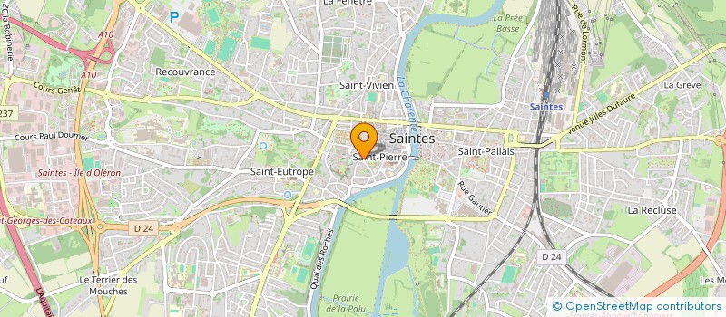 localisation de l'entreprise MONSIEUR NOE RENARD  SAINTES