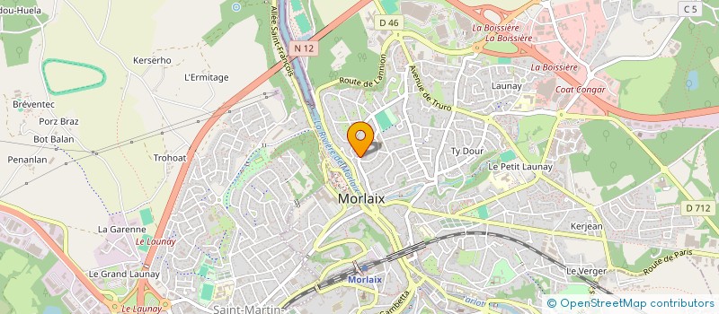 localisation de l'entreprise MONSIEUR NOE SIMON  MORLAIX