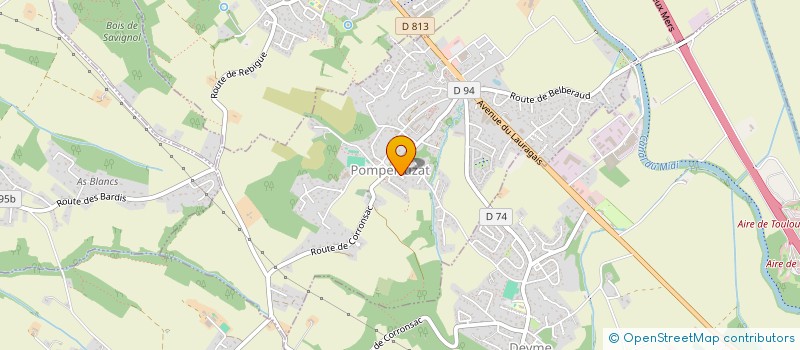 localisation de l'entreprise MONSIEUR NOE SOLACROUP  POMPERTUZAT