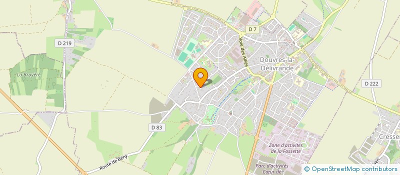 localisation de l'entreprise MONSIEUR NOE TARDY à DOUVRES-LA-DELIVRANDE