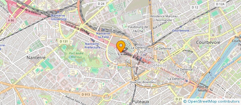 localisation de l'entreprise MONSIEUR NOE UPELLINI  NANTERRE