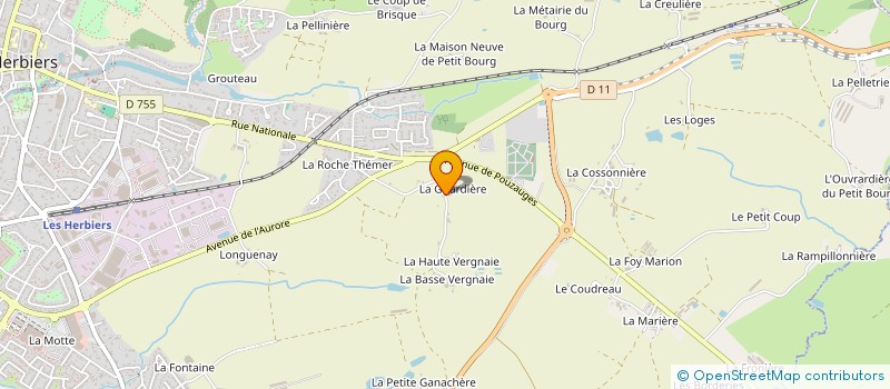 localisation de l'entreprise MONSIEUR NOE ZIMMER à LES HERBIERS
