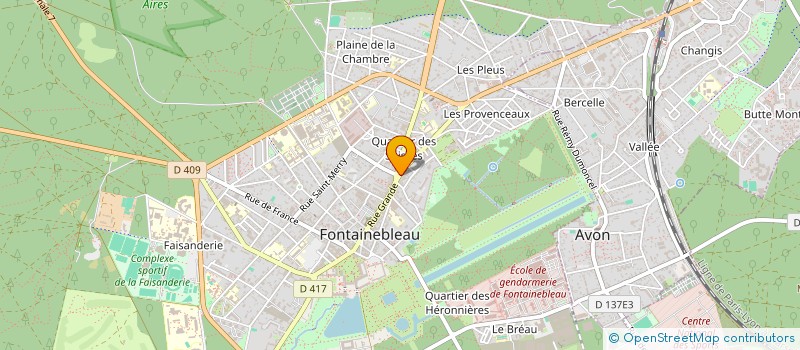 localisation de l'entreprise MONSIEUR NOEL ADELAKOUN à FONTAINEBLEAU