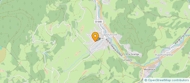 localisation de l'entreprise MONSIEUR NOEL AIGLE à LAPOUTROIE