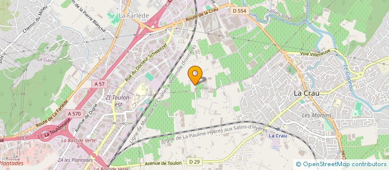 localisation de l'entreprise MONSIEUR NOEL ASTESANO  LA FARLEDE