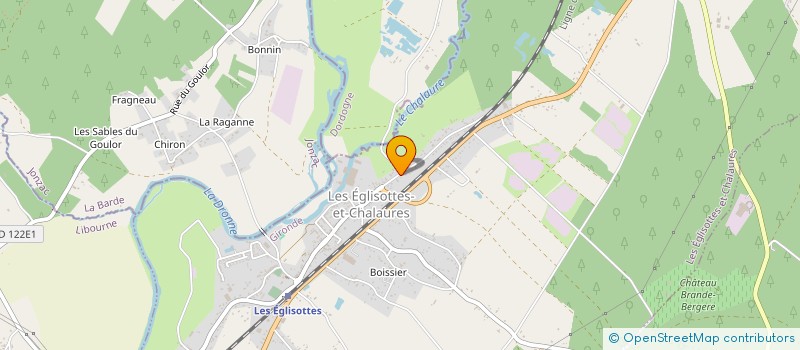 localisation de l'entreprise MONSIEUR NOEL BAPTISTE  LES EGLISOTTES ET CHALAURES