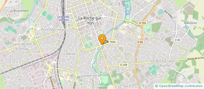 localisation de l'entreprise MONSIEUR NOEL BIGAUD à LA ROCHE-SUR-YON