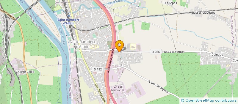 localisation de l'entreprise MONSIEUR NOEL BILLOTET  SAINT-RAMBERT-D'ALBON