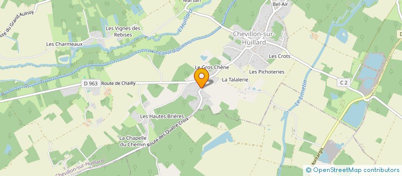 localisation de l'entreprise MONSIEUR NOEL BLANCHE  CHEVILLON-SUR-HUILLARD