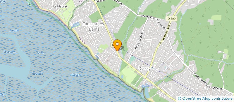 localisation de l'entreprise MONSIEUR NOEL BONNAUD  LANTON