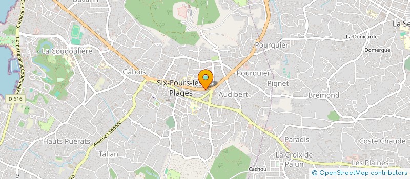 localisation de l'entreprise MONSIEUR NOEL BOVA à SIX-FOURS-LES-PLAGES