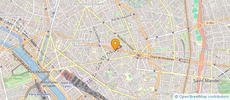 localisation de l'entreprise MONSIEUR NOEL BREMONT  PARIS 12