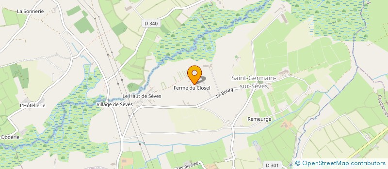 localisation de l'entreprise MONSIEUR NOEL BULOT à SAINT-GERMAIN-SUR-SEVES