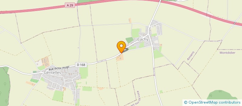 localisation de l'entreprise MONSIEUR NOEL CAVET  CACHY