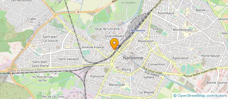 localisation de l'entreprise MONSIEUR NOEL CAZANAVE à NARBONNE