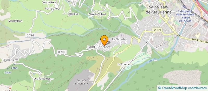 localisation de l'entreprise MONSIEUR NOEL CHAMPIER à SAINT-PANCRACE