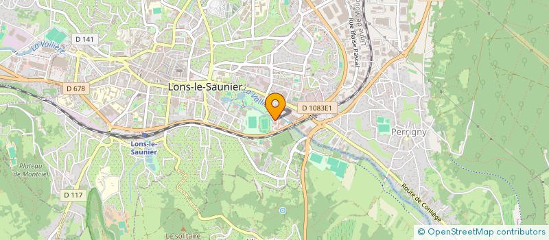 localisation de l'entreprise MONSIEUR NOEL CHAPEAU à LONS-LE-SAUNIER