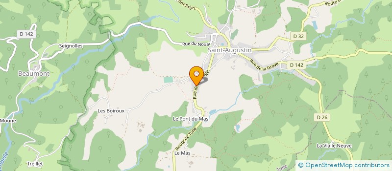 localisation de l'entreprise MONSIEUR NOEL CHASTRE  SAINT-AUGUSTIN