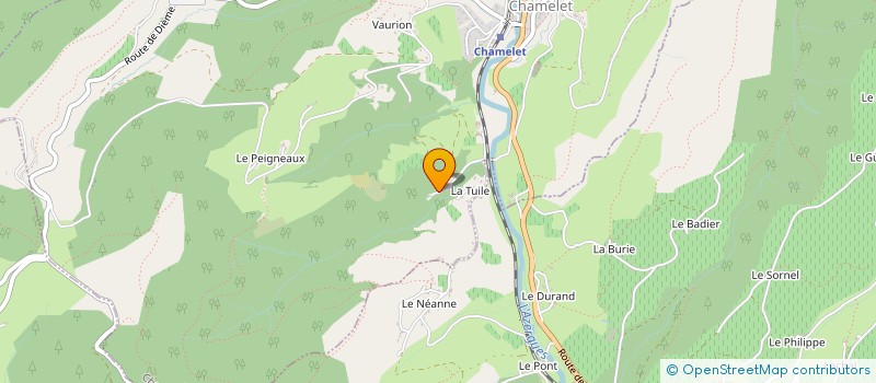 localisation de l'entreprise MONSIEUR NOEL CHAVAND à CHAMELET