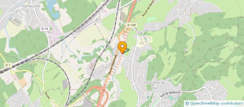 localisation de l'entreprise MONSIEUR NOEL CHOPARD  CHATILLON-LE-DUC