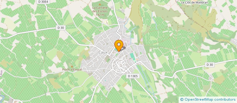 localisation de l'entreprise MONSIEUR NOEL CHOTARD  CAUX