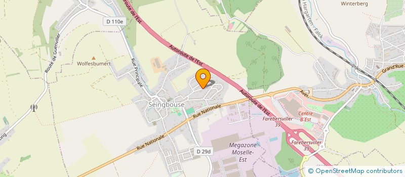 localisation de l'entreprise MONSIEUR NOEL CONTINO  SEINGBOUSE