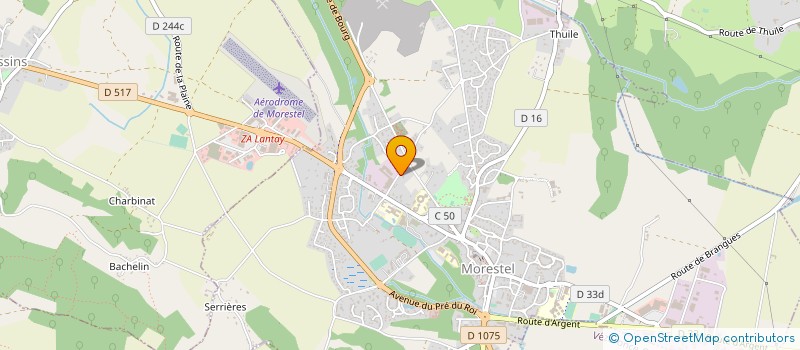 localisation de l'entreprise MONSIEUR NOEL COPIN à MORESTEL