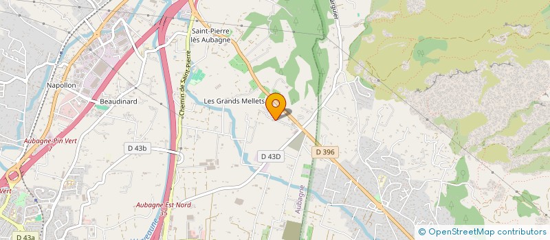 localisation de l'entreprise MONSIEUR NOEL COQUILLAT à AUBAGNE
