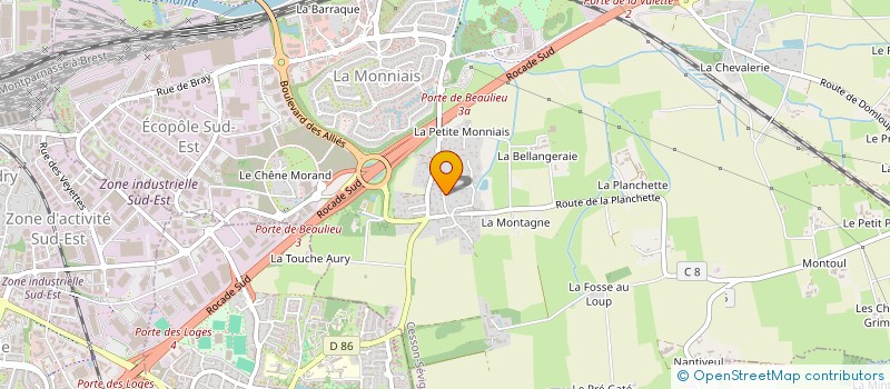 localisation de l'entreprise MONSIEUR NOEL COUE  CESSON-SEVIGNE