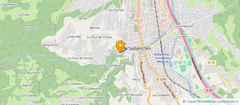 localisation de l'entreprise MONSIEUR NOEL CURRAL à SALLANCHES