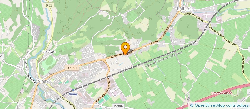 localisation de l'entreprise MONSIEUR NOEL DA SILVA à VINAY