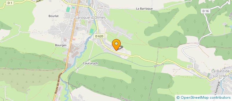 localisation de l'entreprise MONSIEUR NOEL DANJOU à LAROQUE-D'OLMES