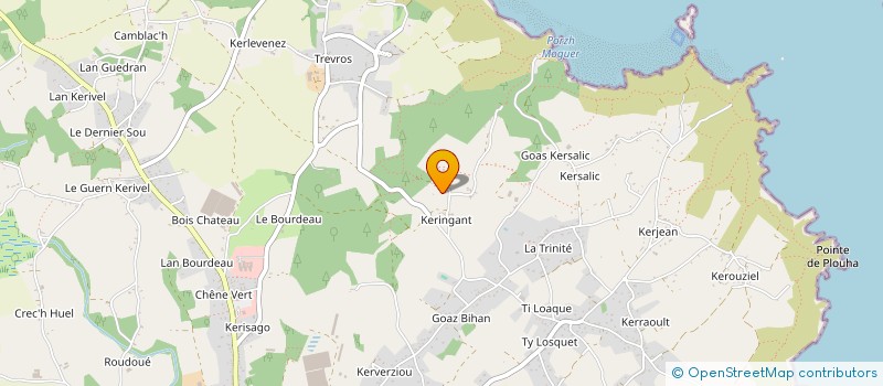 localisation de l'entreprise MONSIEUR NOEL DE LA VILLEON  PLOUHA