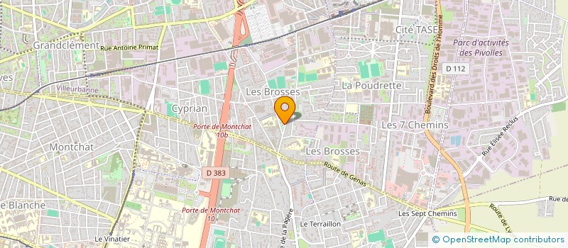 localisation de l'entreprise MONSIEUR NOEL DEBONNAIRE à VILLEURBANNE