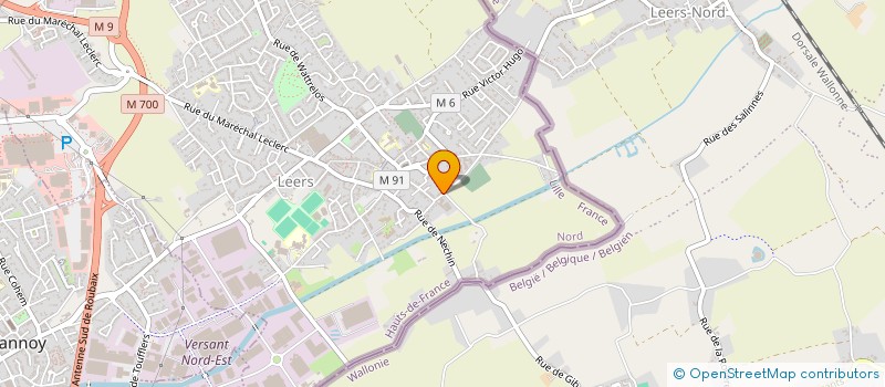 localisation de l'entreprise MONSIEUR NOEL DECOURCELLE  LEERS