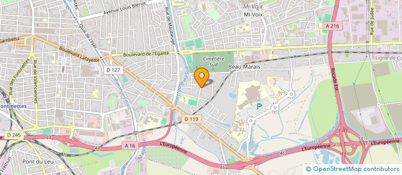 localisation de l'entreprise MONSIEUR NOEL DEJONCKHEERE  CALAIS